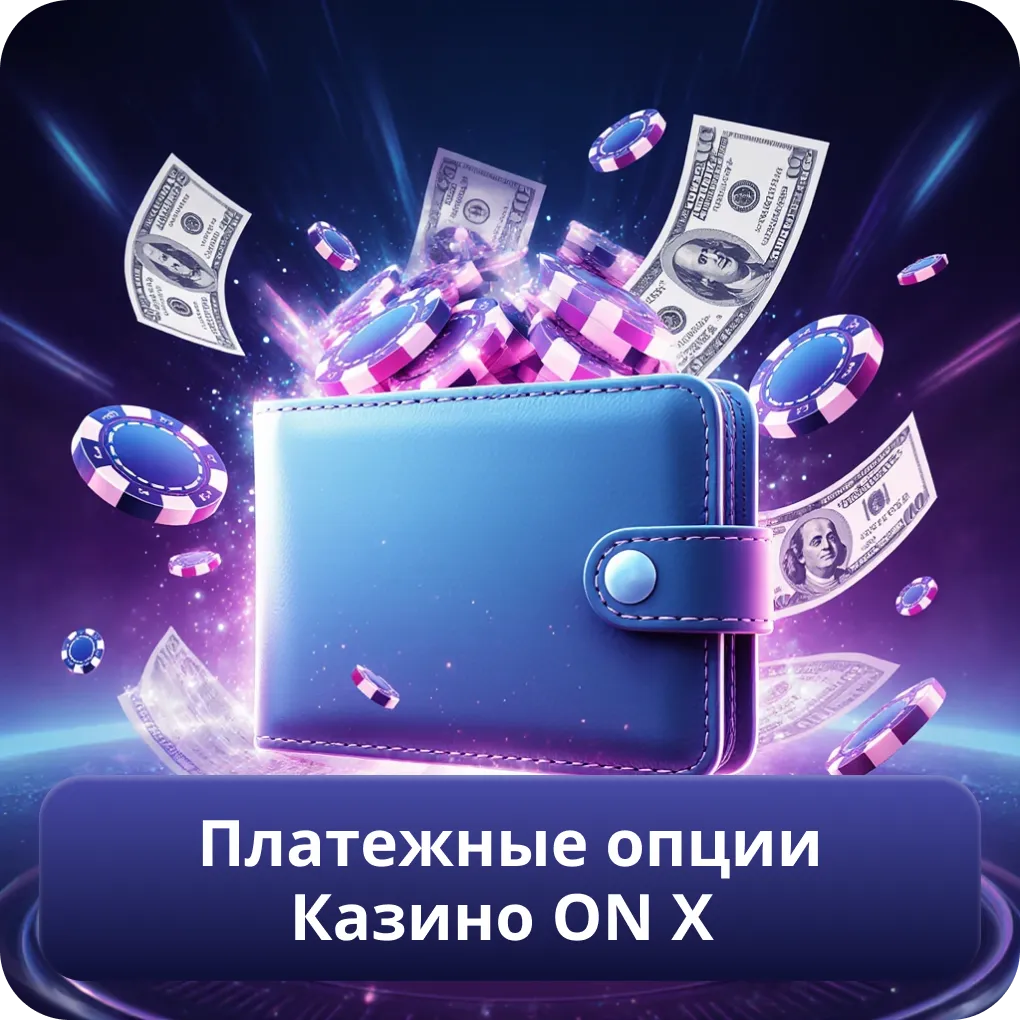 Платежные опции Казино ON X