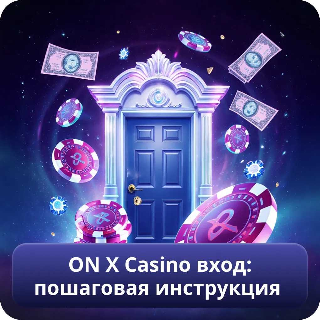 ON X Casino вход: пошаговая инструкция